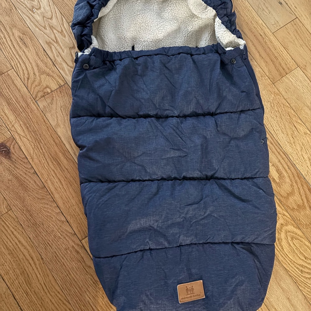 7AM Enfant Blue Cozy Footmuff